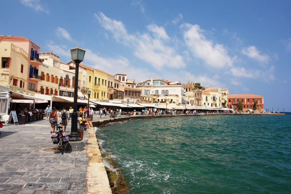 'View of the old port of Chania, Crete' - Chania